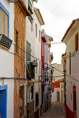 Fototapeta na wymiar city on the Mediterranean, authentic, picturesque street