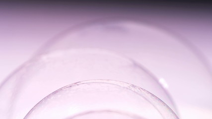 Soap Bubbles Macro shoot. Clean soft elegant bright photo background. Close-up Soap bubbles colors....