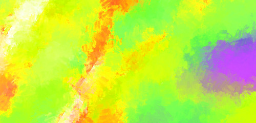 Brushed Painted Abstract Background. Brush stroked painting. Artistic vibrant and colorful wallpaper.