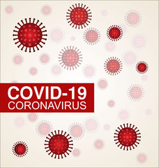 Coronavirus covid 19 pandemic virus background