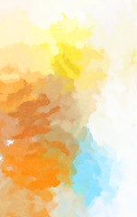 Watercolor painted background. Abstract Illustration wallpaper. Brush stroked painting. 2D Illustration.