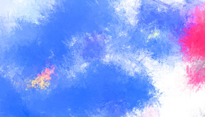 Brushed Painted Abstract Background. Brush stroked painting. Strokes of paint. 2D Illustration.