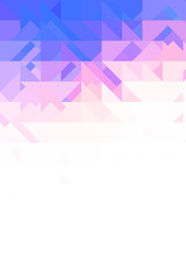 Intersecting shapes design on white background. Abstract minimalistic wallpaper. Colorful geometric template.