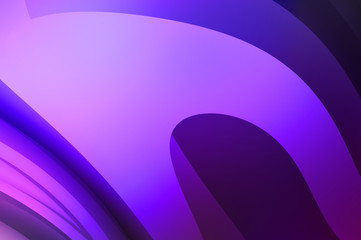 Abstract background with colorful gradient. Vibrant graphic wallpaper with stripes design. Fluid 2D illustration of modern movement.