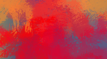 Brushed Painted Abstract Background. Brush stroked painting. Artistic vibrant and colorful wallpaper.
