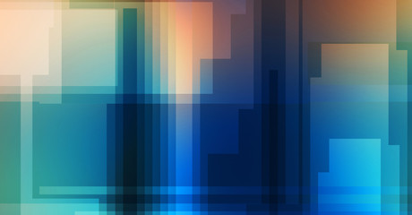 Abstract background with layered geometric pattern. Vibrant colorful geometrical wallpaper.