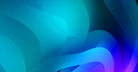 Abstract background with colorful gradient. Vibrant graphic wallpaper with stripes design. Fluid 2D illustration of modern movement.