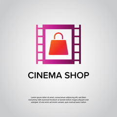 Cinema Shopping Logo Template
