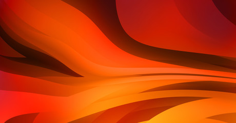 Abstract background with colorful gradient. Vibrant graphic wallpaper with stripes design. Fluid 2D illustration of modern movement.