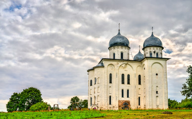 Fototapeta na wymiar Yuriev or St. George's Monastery, one of the oldest monasteries in Russia