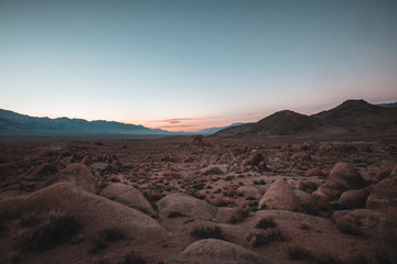Fototapeta na wymiar Sunset on Mars
