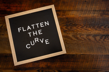 Flatten The Curving Curve Copy Space