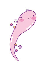 Kawaii ghost cartoon vector design