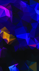 Abstract Color Polygon Background Design, Abstract Geometric Origami Style With Gradient