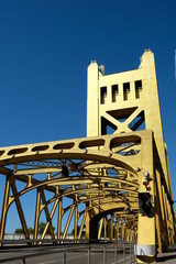 Tower Bridge in Sacramento, California