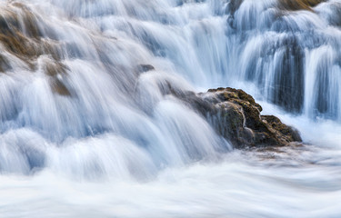 Water cascades in nature