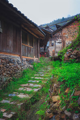 Fototapeta na wymiar Traditional ancient village in Zhejiang Province China