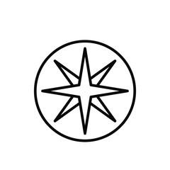 Compass icon template