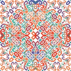 Decorative color ceramic talavera tiles.