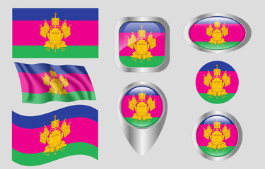 Flag of Krasnodar, Russia