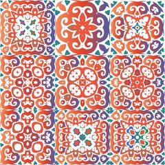 Decorative color ceramic talavera tiles.