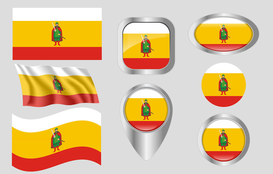 Flag of Ryazan, Russia