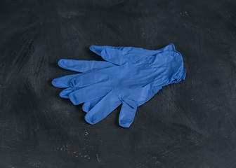Pair of nitrile gloves