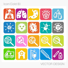 アイコン・風邪（Cold B）Vector Design