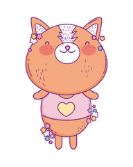 Cute cat cartoon vector design