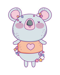 Fototapeta premium Cute koala cartoon vector design