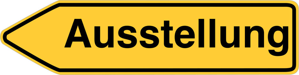 Ausstellung - Wegweiser links