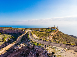 Mesa Roldan lighthouse, Cabo de Gata, Spain