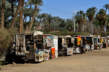  Souvenir shop For tourists in Egypt.