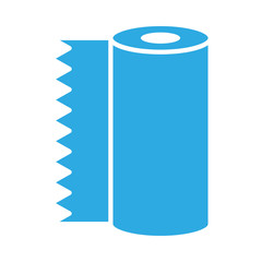absorbent towels roll line style icon