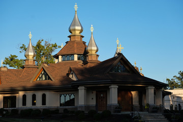 Fototapeta premium Saint John the Baptist Ukrainian Catholic Church at Ukrainian American Cultural Center of New Jersey