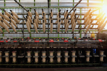 nylon rope factory,Production of nylon thread in a factory