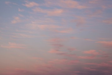 Naklejka na ściany i meble Pink sky at night 