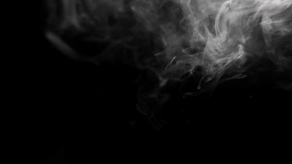 Fog mist haze smoke on black background
