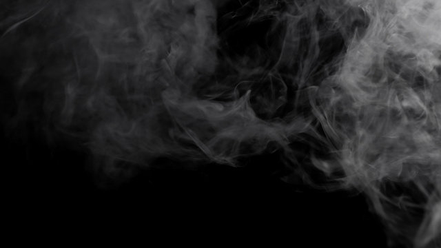 Fog mist haze smoke on black background © Glebstock