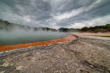Rows of traditional cottages in the small historic town of Bibury in England