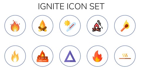 ignite icon set