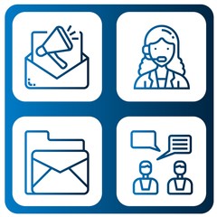 client simple icons set