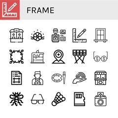 frame icon set