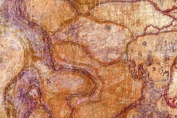 stained copper texture background. highly detailed copper surface with patina