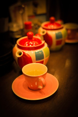 Hot tea in a cup. -Image