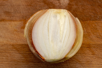 An half onion