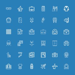 Editable 36 suit icons for web and mobile