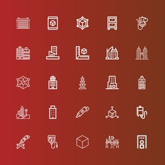 Editable 25 isometric icons for web and mobile