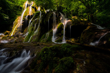 Beusnita Waterfall in Cheile Nerei-Beusnita National Park.