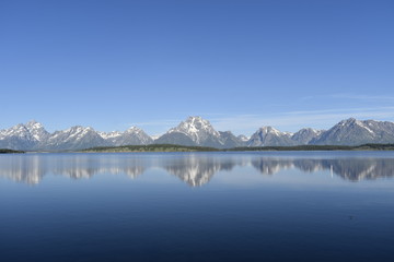 Mountain landscapes in wyoming and montana